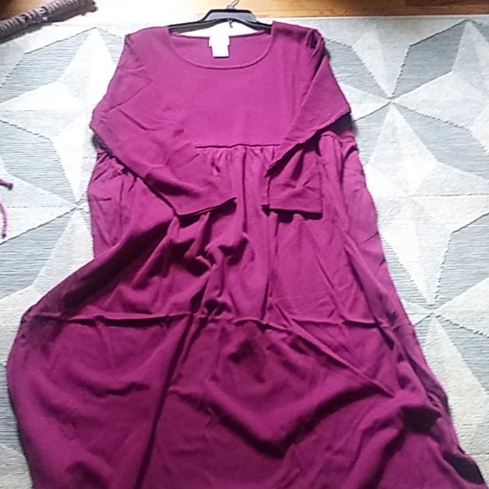 New Poly and cotton dress